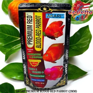 🇸🇬 Premium Akari Maxi Blue Yellow Red Parrot Louhan Goldfish Pro Cichlid Pellet 100g – Color Enhancing Fish Food