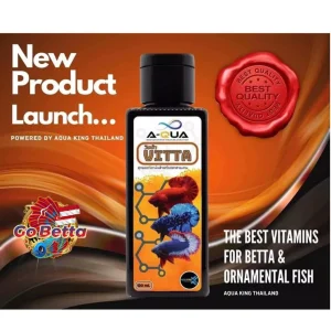 🇸🇬 AQUA VITTA (VITAMINS FOR BETTA) EXCELLENT IMMUNITY BOOST GREATLY REDUCE FISH STRESS FRESH STOCKS FROM MANUFACTURER