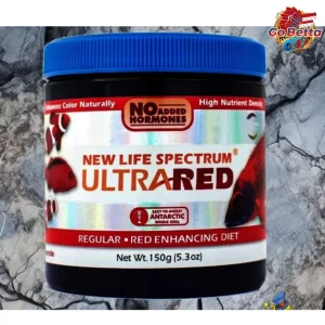 New Life Spectrum Ultra Red Maximum Red Vibrancy for Tropical Fish Natural Color Enhancing Pellets Flowerhorns, Bettas