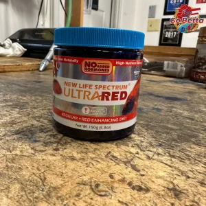 New Life Spectrum Ultra Red Maximum Red Vibrancy for Tropical Fish Natural Color Enhancing Pellets Flowerhorns, Bettas