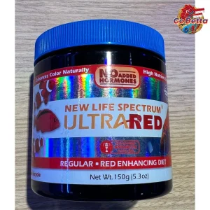 New Life Spectrum Ultra Red Maximum Red Vibrancy for Tropical Fish Natural Color Enhancing Pellets Flowerhorns, Bettas