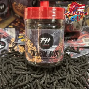 🇸🇬 Fish Food Crab Protein Feedhunt Floral Motif Pellet for Channa Maru Natural Nutrition Color Boost Growth Support