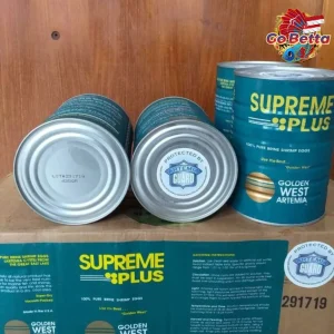ARTEMIA SUPREME PLUS 10 GRAM GOLDEN WEST BBS EGGS (SMALL ROE) BABY BRINE SHRIMP, ARTEMIA, SEA MONKEY FOR SMALL/BABY FISH