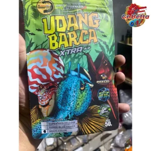 🇸🇬 Channa Fish Food UDANG BARCA XTRA++ Shrimp | Red Blue Booster | Enhance Color & Growth for Channa Predator Fish