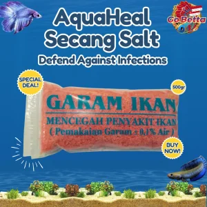 🐟 Natural Red Secang Fish Salt Aquarium Fish Treatment & Medicine 🐟 Premium Quality Salt for Healthy Fish & Clear Water