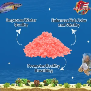 🐟 Natural Red Secang Fish Salt Aquarium Fish Treatment & Medicine 🐟 Premium Quality Salt for Healthy Fish & Clear Water