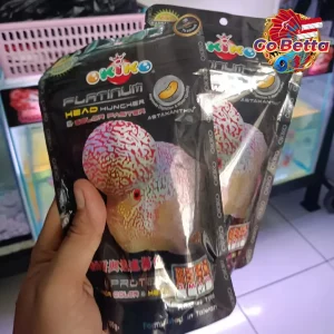 🇸🇬 Okiko Platinum Louhan Fish Pellet 100g Size S M L XL | Enhance Kok Growth, Color Brightness & Boost Fish Vitality
