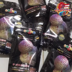 🇸🇬 Okiko Platinum Louhan Fish Pellet 100g Size S M L XL | Enhance Kok Growth, Color Brightness & Boost Fish Vitality