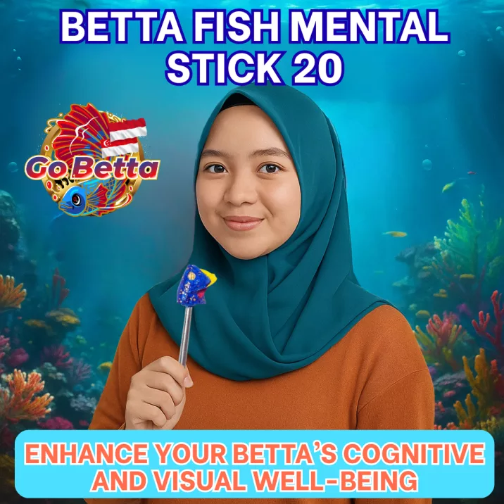 Betta Flare Stick 4D Giant Size | Premium Mental Training Tool for Fighter Fish | Enhance Aggression & Natural Instincts