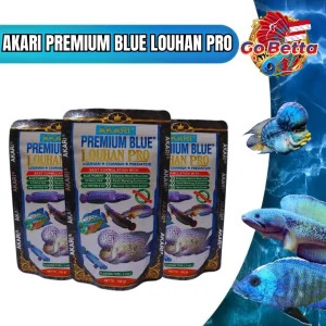 🇸🇬 Akari Premium Blue 2mm Cichlid Pellet Fish Food 100g – High Protein Tropical Aquarium Feed for Ornamental Fish