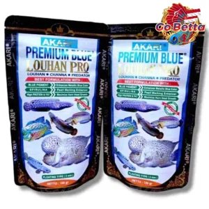 🇸🇬 Akari Premium Blue 2mm Cichlid Pellet Fish Food 100g – High Protein Tropical Aquarium Feed for Ornamental Fish