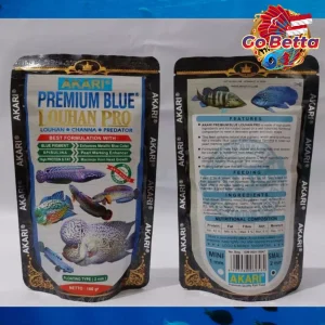 🇸🇬 Akari Premium Blue 2mm Cichlid Pellet Fish Food 100g – High Protein Tropical Aquarium Feed for Ornamental Fish