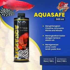 Anti Chlorine Water Conditioner for Aquarium Vivaria AquaSafe 500ml Ammonia Nitrate Remover & Stabilizer for Fish Tank