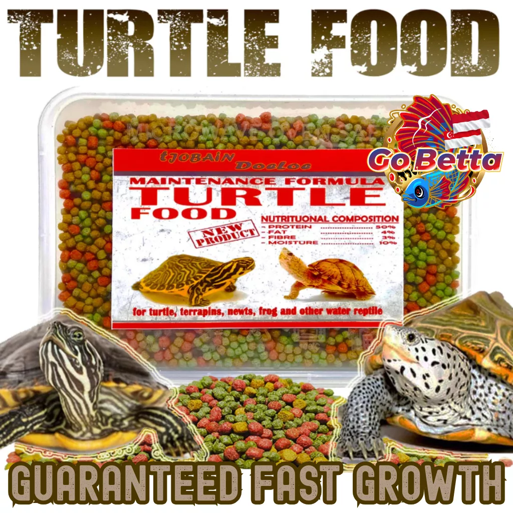 🇸🇬 Turtle Food Brazil RES Pellets – Aquatic Turtle, Ambon, Aligator, CST, AST, Damer, Daping, Damput Diet Feed
