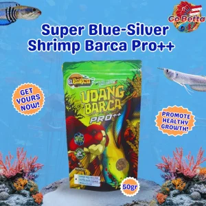 🇸🇬 Udang Kering Pro++ 50gr Blue Booster for Baby Fish 5-20CM | High Protein Growth Feed | El Barca Premium Aquatic Food