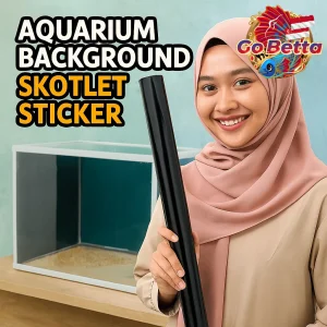 🇸🇬 Premium Aquarium Background Sticker | Waterproof Vinyl DIY Easy Install | For Fish Tank Decoration