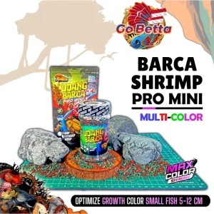 🇸🇬 Pakan Udang BARCA PRO MINI Pelet Ikan Hias 30g – Enhance Color for Betta, Channa, Cichlid, Cupang & Small Fish Feed