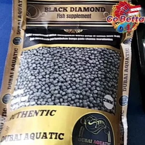Black Diamond Fish Pellet Packaging 100g – High Quality Resealable Pack for Arowana, Betta, Guppy, Tropical Fish Feed
