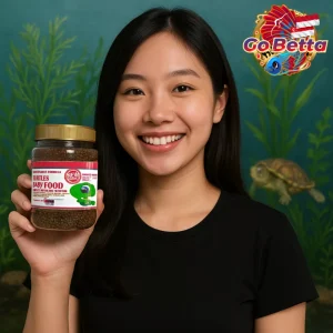 🇸🇬 Baby Turtle Food 10gr High Nutrition Soft Feed for RES Red Ear Slider Brazil Hatchling Aquatic Turtle Growth