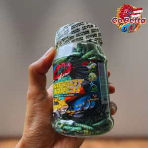MAGGOT BARCA SUPER BLUE Fish Feed – Enhance Blue, White & Silver Color for Channa, Predator Fish | Premium Dry Maggot