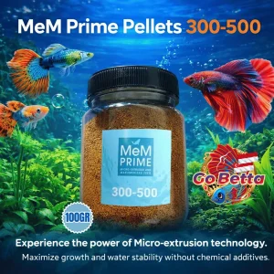 🇸🇬 Fish Food Pelet MeM 300–500 100g | 60% Protein Intensive Grow-Out Formula | DHA EPA Color & Growth Support