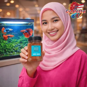 🇸🇬 Fish Food Pelet MeM 300–500 100g | 60% Protein Intensive Grow-Out Formula | DHA EPA Color & Growth Support