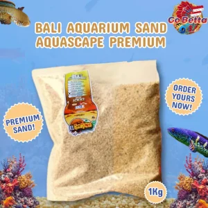 🇸🇬 Aquarium Sand Aquascape Premium | Ultra Fine Bali Sand for Biotope, Paludarium, TIA Nut, Malang, Moza Setup