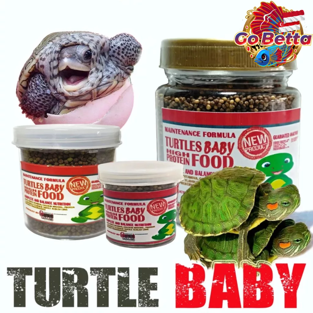 10g Premium Baby Turtle Food – Special Micro Pellet Formula for Young Aquatic Pets 🐢Give your baby turtles the nutrition