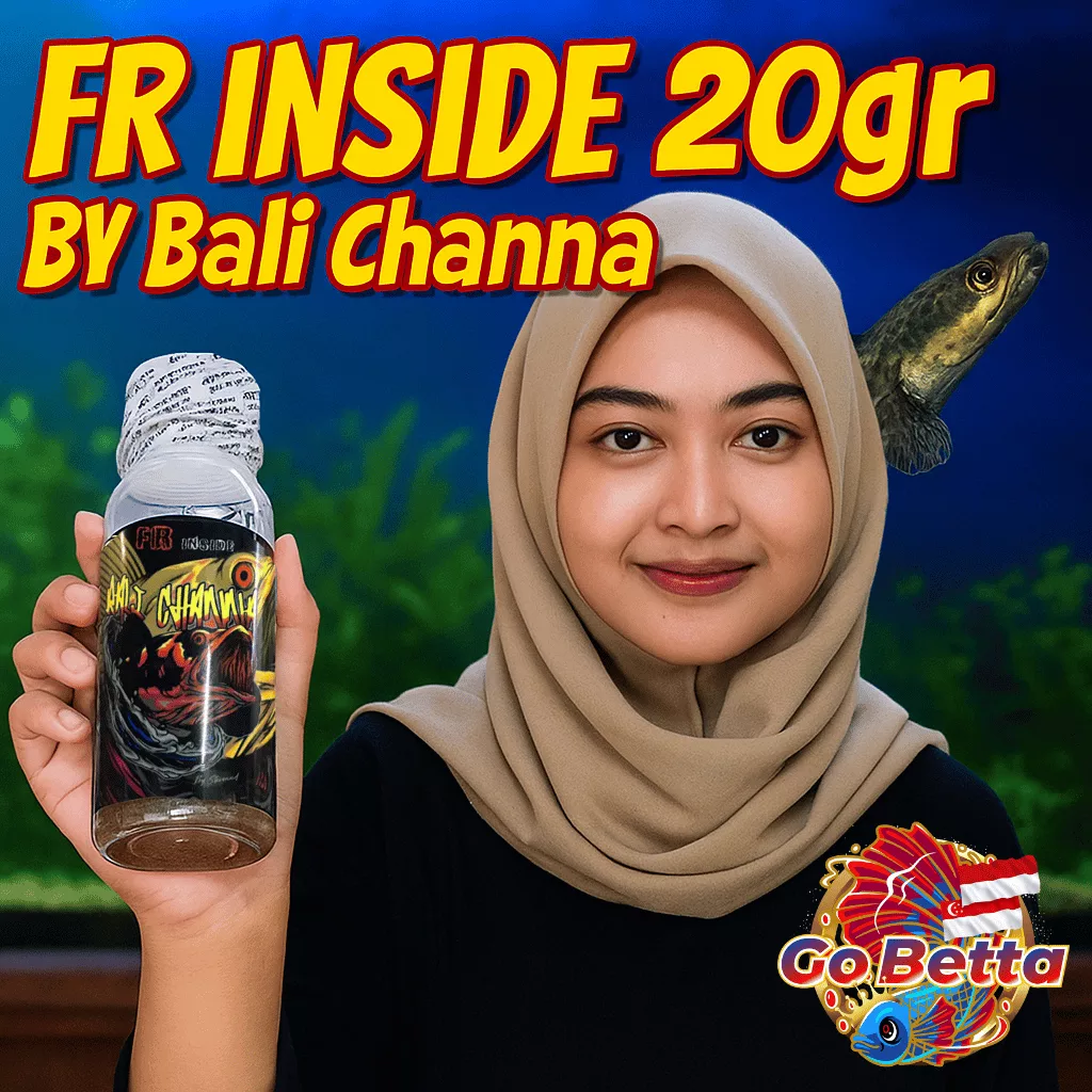 Channa Fish Food FR Inside 20g | Red & Orange Color Booster | Premium Formula for Maru Fast Result Kontes Ready