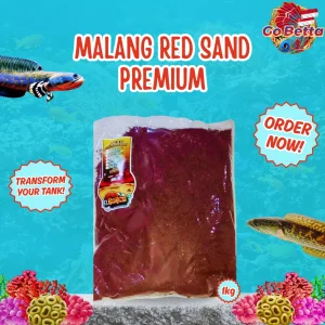 Aquarium Sand Aquascape Premium Ultra Fine Red Sand – Malang TIA Nut Substrate for Betta, Shrimp, Biotope, Paludarium
