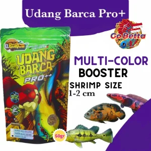 High Protein Dried Shrimp Pro++ MultiColor Booster for Baby Fish 5-20CM | El Barca Premium Feed for Betta, Guppy, Arowan