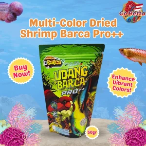 High Protein Dried Shrimp Pro++ MultiColor Booster for Baby Fish 5-20CM | El Barca Premium Feed for Betta, Guppy, Arowan