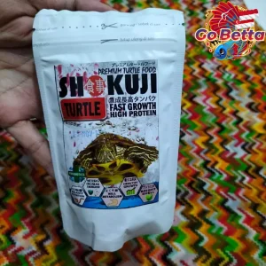 SHOKUJI 50g Turtle Food Pellet for RES Brazil Ambon CST Damer Matamata | Floating Aquatic Turtle Feed Nutrition