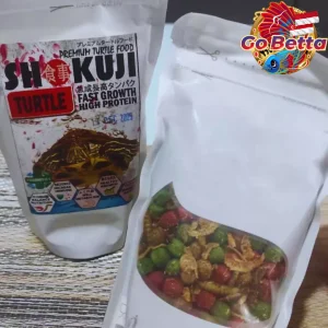 SHOKUJI 50g Turtle Food Pellet for RES Brazil Ambon CST Damer Matamata | Floating Aquatic Turtle Feed Nutrition