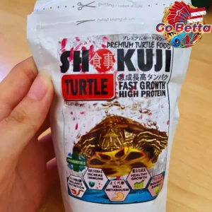 SHOKUJI 50g Turtle Food Pellet for RES Brazil Ambon CST Damer Matamata | Floating Aquatic Turtle Feed Nutrition