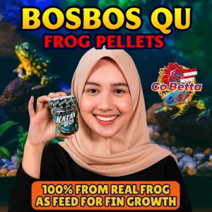 Frog Pellet 100% Real Field Frog & Calcium | Premium Fish Food for Channa Growth | Dorsal Fin Enhancer for Auranti Maru