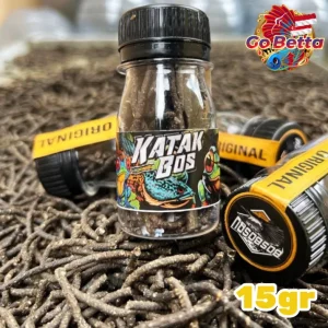 Frog Pellet 100% Real Field Frog & Calcium | Premium Fish Food for Channa Growth | Dorsal Fin Enhancer for Auranti Maru