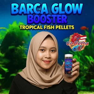 🇸🇬 Tropical Fish Pellets BARCA GLOW BOOSTER | Color Enhancing Food for Betta Channa Cichlid | High Protein