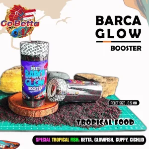🇸🇬 Tropical Fish Pellets BARCA GLOW BOOSTER | Color Enhancing Food for Betta Channa Cichlid | High Protein