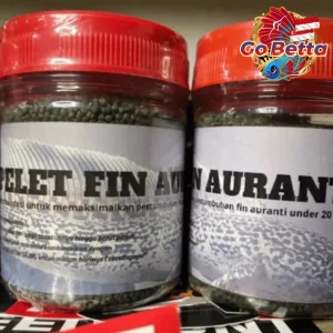 Fish Food Insect Protein for Channa Dwarf Auranti 50g Natural Nutrition Growth Support Color Boost Rim White Enhancement