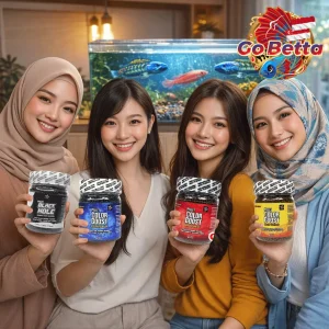 Fish Food Color Booster Pellet for Channa | Natural Nutrition with Carophyll for Red Blue Yellow Black Growth