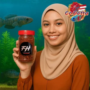 🇸🇬 Fish Food Insect Protein FeedHunt Super Premium Red BSF Maggot 50g Color Boost Growth Support for Channa