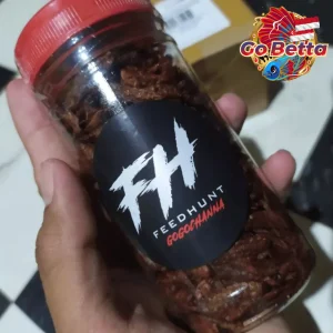 🇸🇬 Fish Food Insect Protein FeedHunt Super Premium Red BSF Maggot 50g Color Boost Growth Support for Channa
