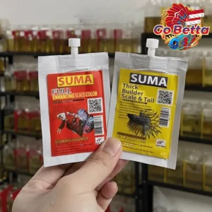Betta Fish Care Bundle Suma Food Water Conditioner Color Booster Fin Growth Aquarium Premium Set Original