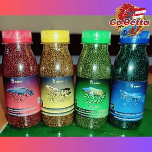Fish Food Color Enhancer Pellet | Natural Pigment Nutrition for Black Blue Red Yellow Fish | Color Boost & Vitality
