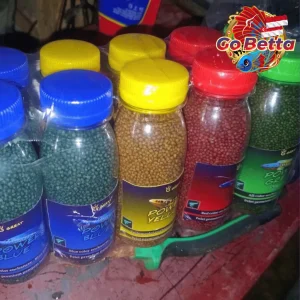 Fish Food Color Enhancer Pellet | Natural Pigment Nutrition for Black Blue Red Yellow Fish | Color Boost & Vitality