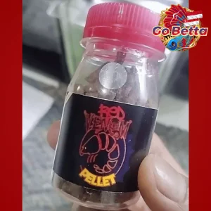 Fish Food Color Booster Red Venom Vannamei Shrimp Pellets | Natural Astaxanthin Nutrition for Red Enhancement