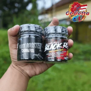 🇸🇬 Fish Food Black & Red Booster for Channa by BOS BOS QU | Insect Protein Color Boost Growth Support