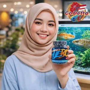 🇸🇬 Fish Food Blue Shrimp Daily Feed with Multivitamins | Natural Nutrition Color Boost for Channa Blue Growth Support