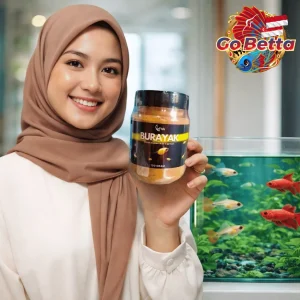 🇸🇬 Fish Food LE FISH Fry Powder 100g – High Protein Amino Formula for Betta Guppy Goldfish Louhan Growth Support